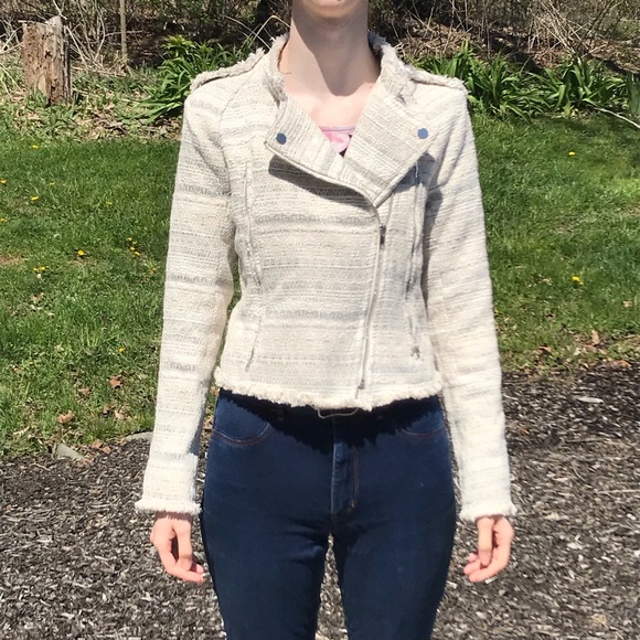 Aubrey Frey Hem Tweed Jacket - Picture 2 of 7